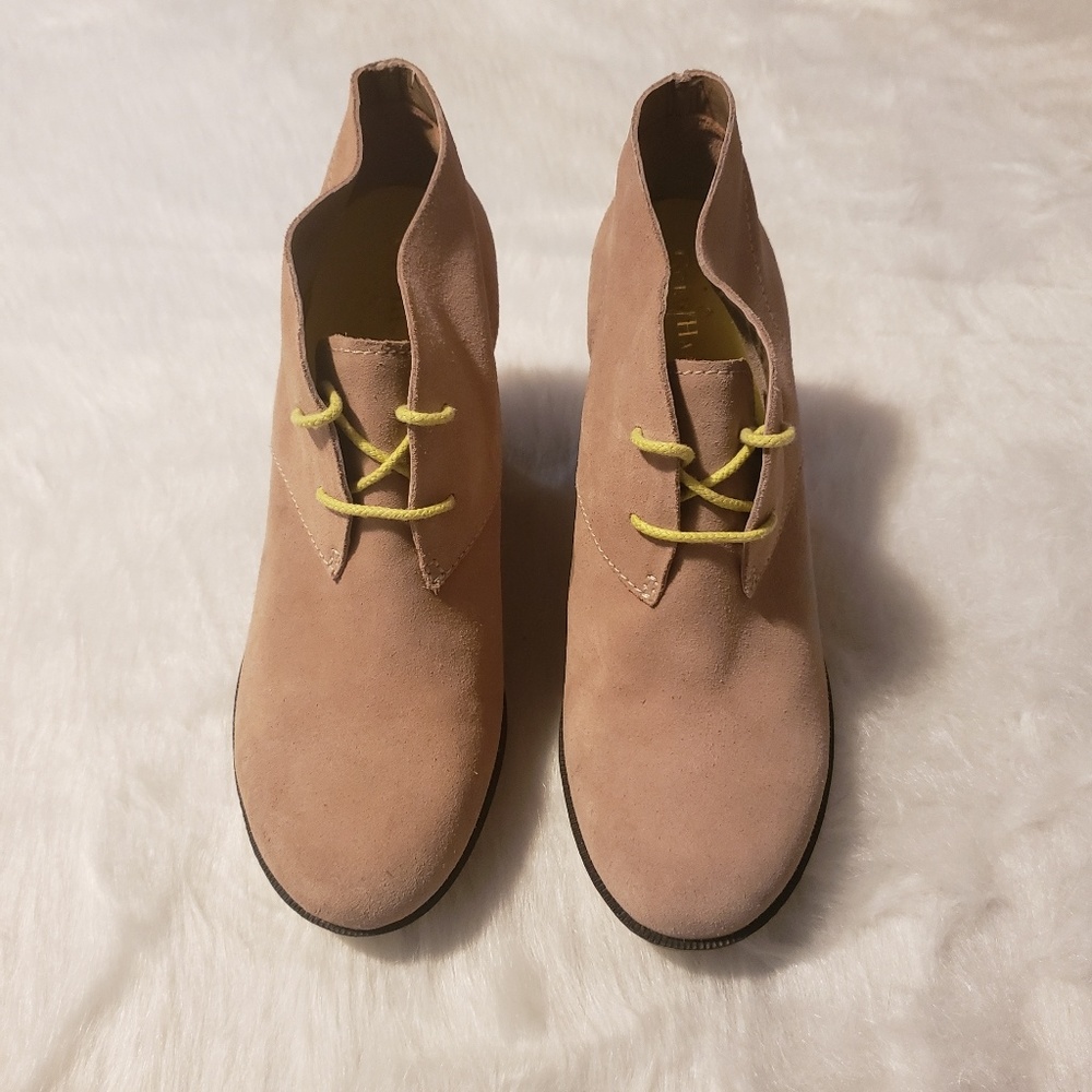 Cole Haan Nike Air Britt Chukka Suede Wedges 9.5 - Picture 2 of 8